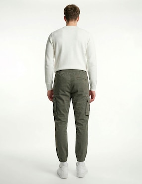 Pantalón jogger regular Hollister de algodón para hombre