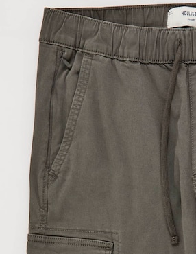 Pantalón jogger regular Hollister de algodón para hombre
