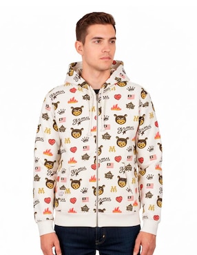 Chamarra casual Grimey Mud's The Residence Bear con capucha para hombre