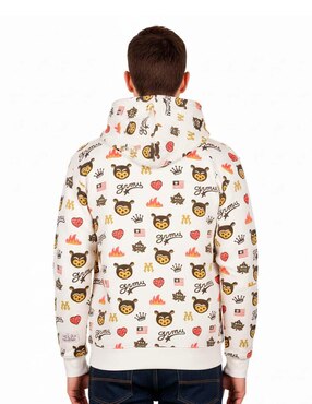 Chamarra casual Grimey Mud's The Residence Bear con capucha para hombre