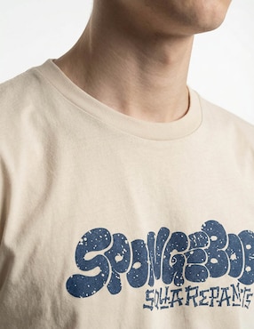 Playera Spongebob? Squarepants cuello redondo para hombre
