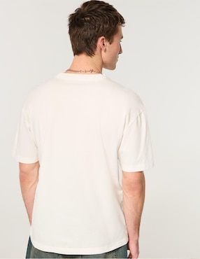 Playera Hollister cuello redondo para hombre