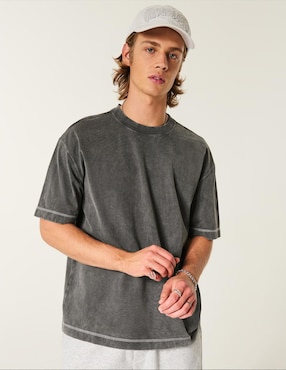 Playera Hollister cuello redondo para hombre