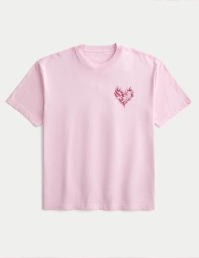 Playera Hollister cuello redondo para hombre
