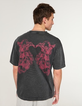 Playera Hollister cuello redondo para hombre