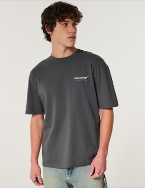 Playera Hollister cuello redondo para hombre