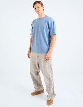 Playera Hollister cuello redondo para hombre