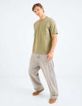 Playera Hollister cuello redondo para hombre