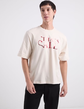 Playera El diablo viste a la moda cuello redondo para hombre