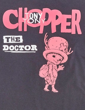 Playera Tee Bar One Piece Tony Tony Chopper cuello redondo para hombre