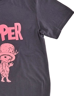 Playera Tee Bar One Piece Tony Tony Chopper cuello redondo para hombre