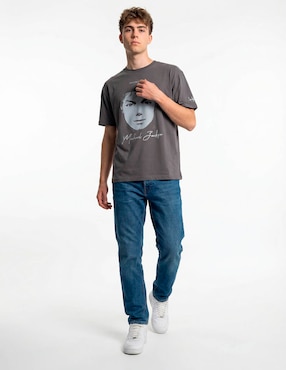 Playera cuello redondo para hombre