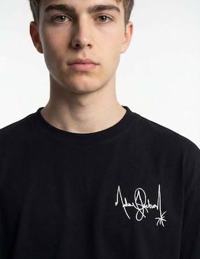 Playera cuello redondo para hombre