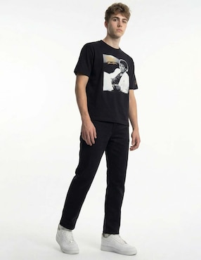 Playera cuello redondo para hombre
