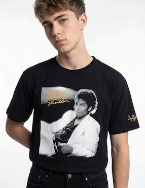 Playera cuello redondo para hombre