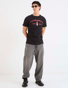 Playera Tee Bar cuello redondo