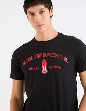 Playera Tee Bar cuello redondo