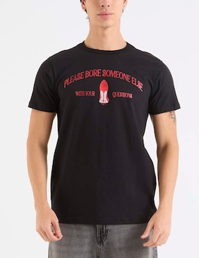 Playera Tee Bar cuello redondo