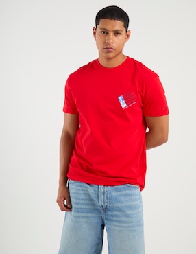 Playera Tommy Jeans cuello redondo para hombre