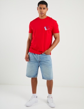Playera Tommy Jeans cuello redondo para hombre