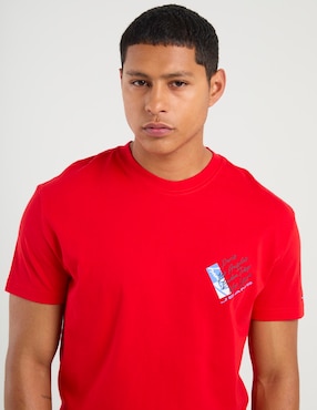 Playera Tommy Jeans cuello redondo para hombre