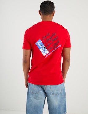 Playera Tommy Jeans cuello redondo para hombre