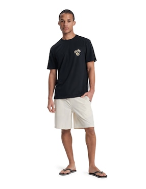 Playera Quiksilver Evo Learning From Nature cuello redondo para hombre