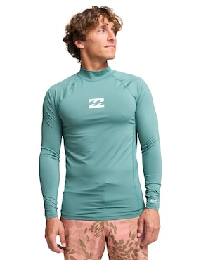 Playera Billabong Waves All Day cuello alto para hombre