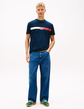 Playera Tommy Jeans cuello redondo para hombre