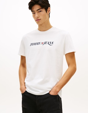 Playera Tommy Jeans La cuello redondo para hombre