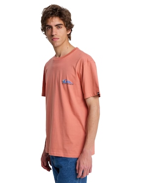 Playera Quiksilver EV Barrel Paradise cuello redondo para hombre