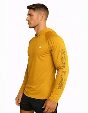 Playera Ocean Slave Sailing Fit protección UV 50+ para hombre