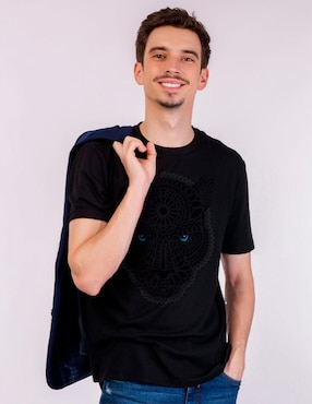 Playera Karani-Art cuello redondo para hombre