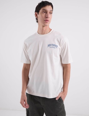 Playera Hollister cuello redondo para hombre