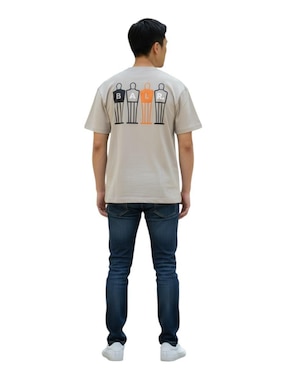 Playera Balr The Wall Box cuello redondo para hombre