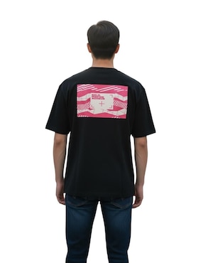 Playera Balr End to End Box cuello redondo para hombre