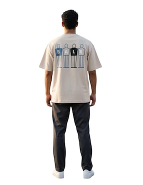 Playera Balr The Wall Box cuello redondo para hombre