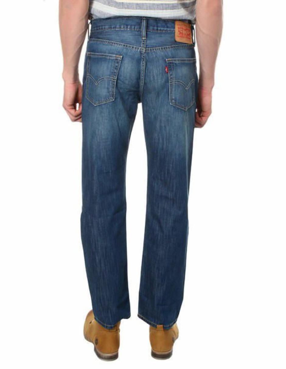 Jeans straight 514 lavado obscuro para hombre 2