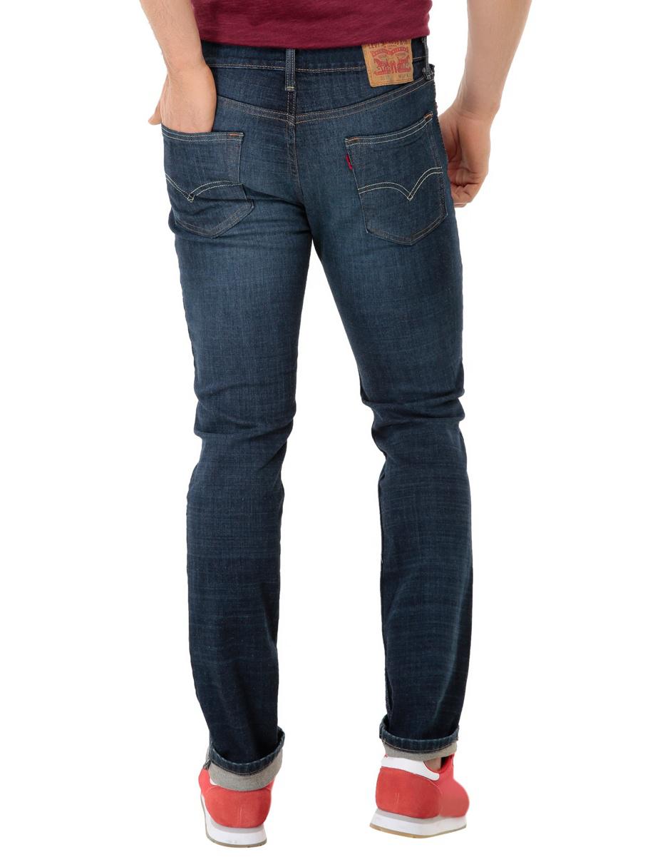 Jeans slim lavado obscuro para hombre 3