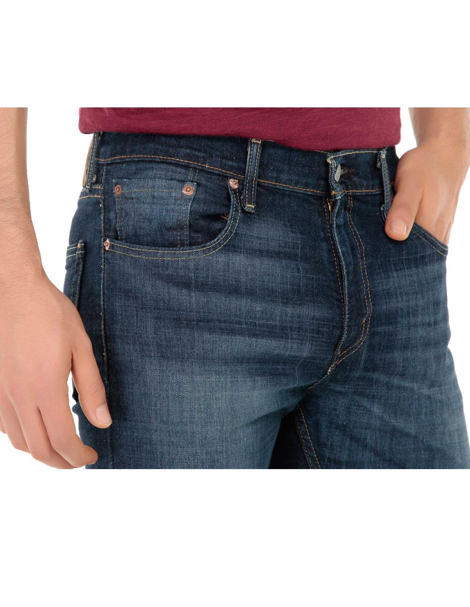 Jeans slim lavado obscuro para hombre 4