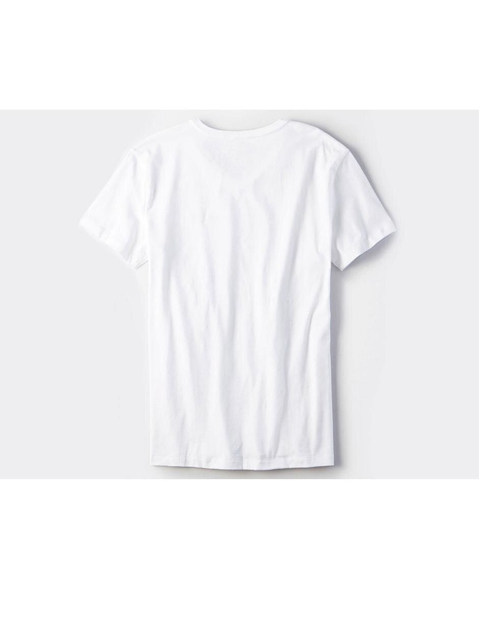 playera blanca de algodon
