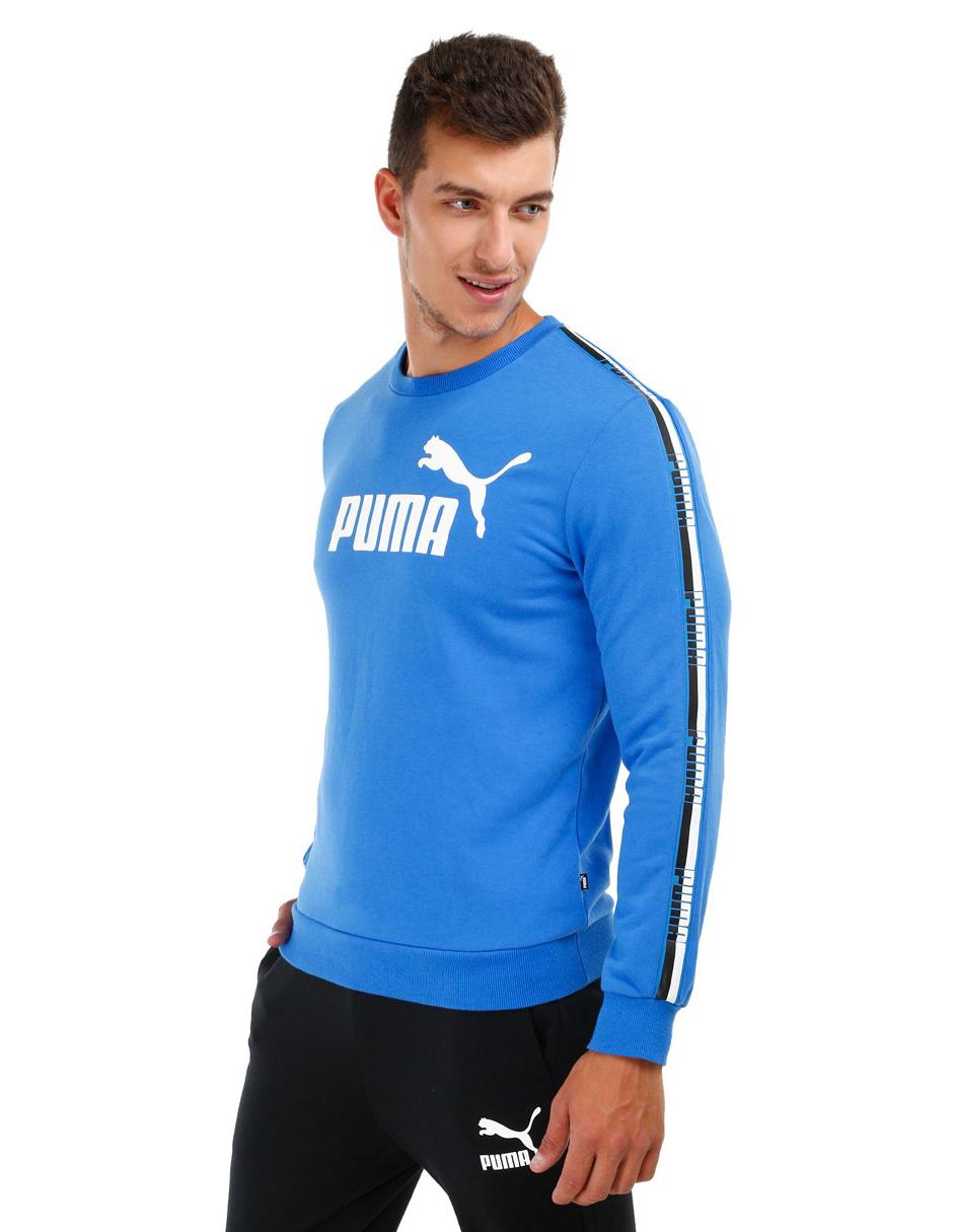 Sudadera Puma Hoodie ESS FZ Azul - Dondeporte
