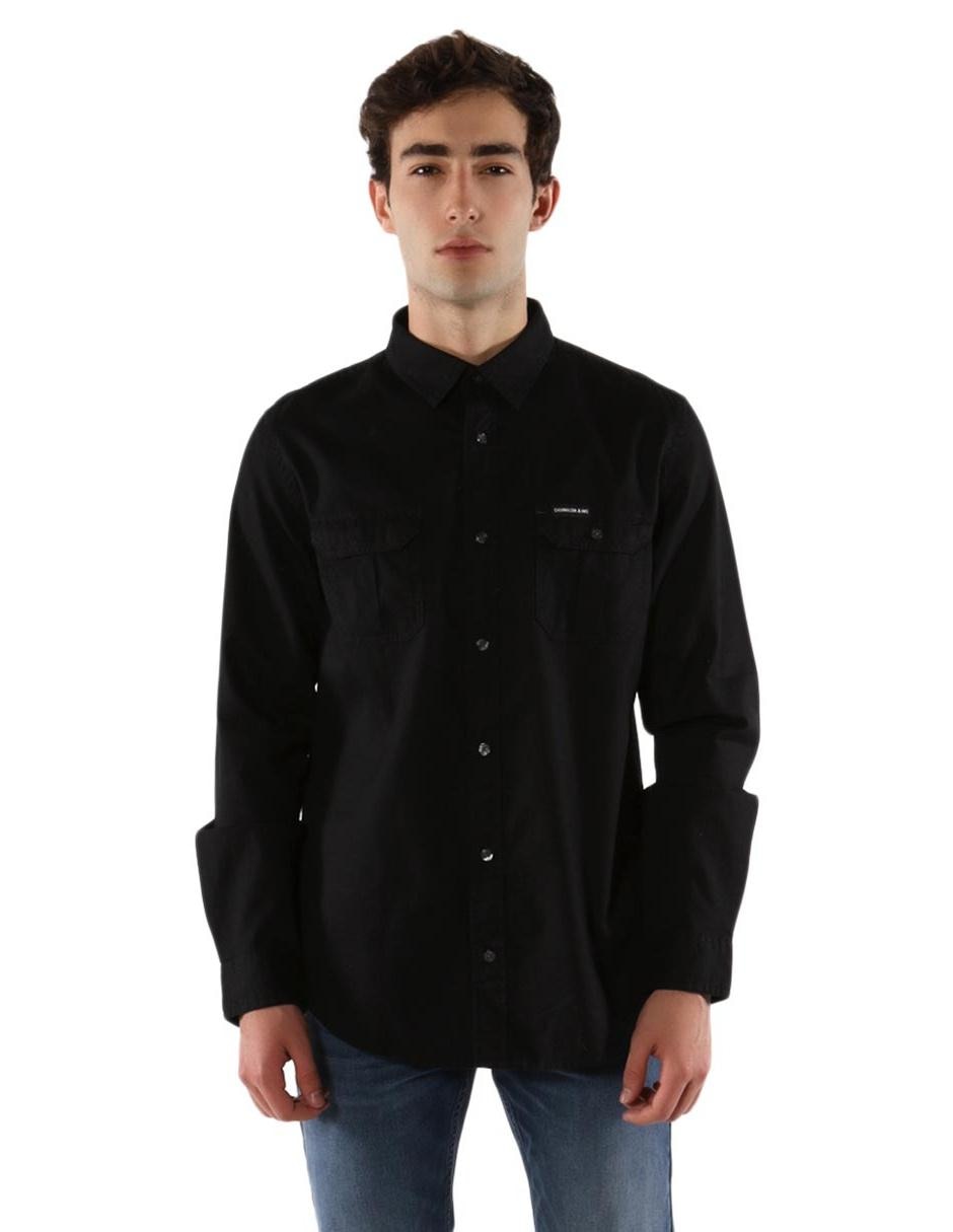 camisa calvin klein negra