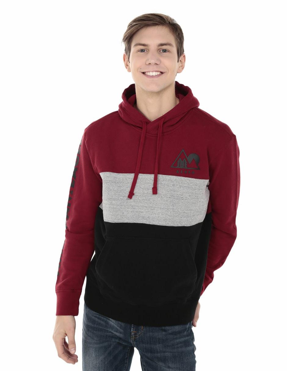 Sudadera American Eagle cuello redondo roja en Liverpool