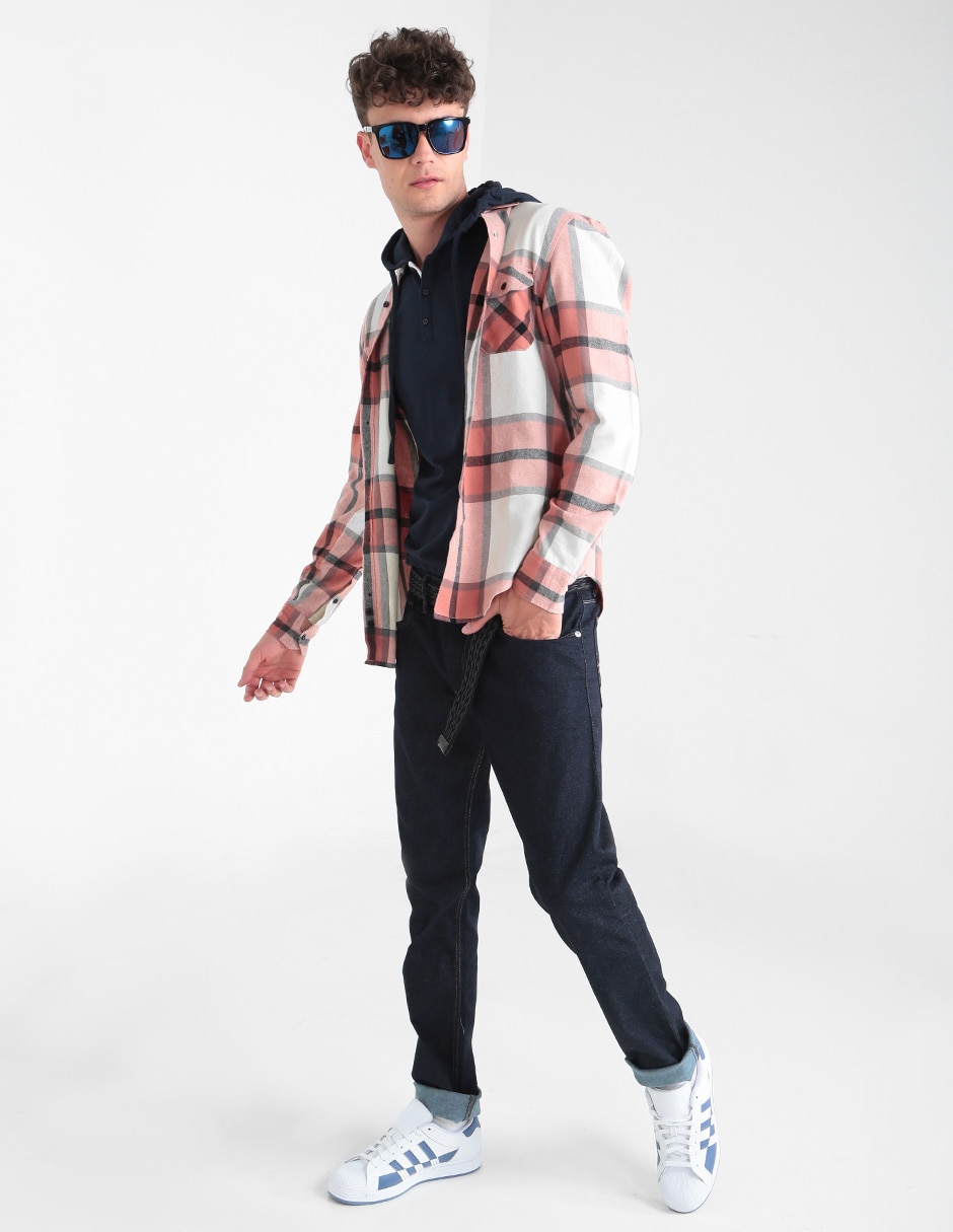 Jeans skinny lavado obscuro para hombre 3