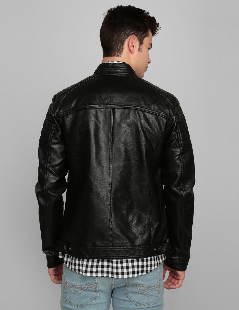 CHAMARRA JACK & JONES 121472, L, NEGRO