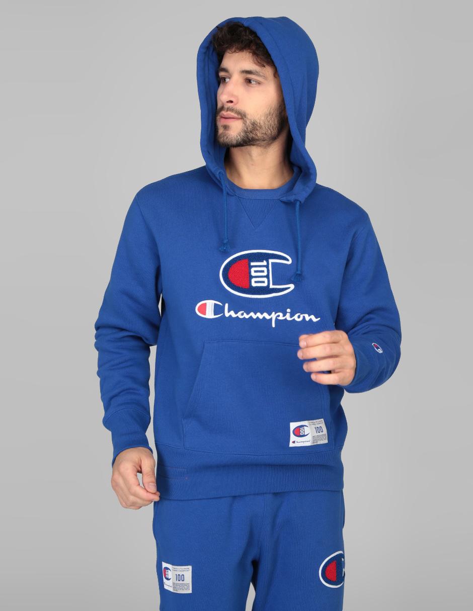 champion sudadera azul