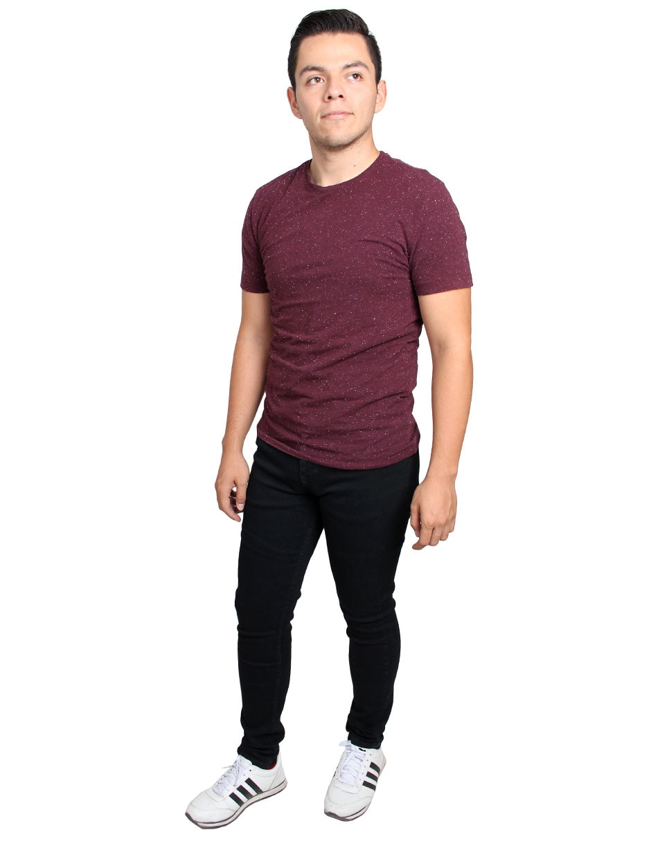 Jeans skinny lavado obscuro para hombre 6