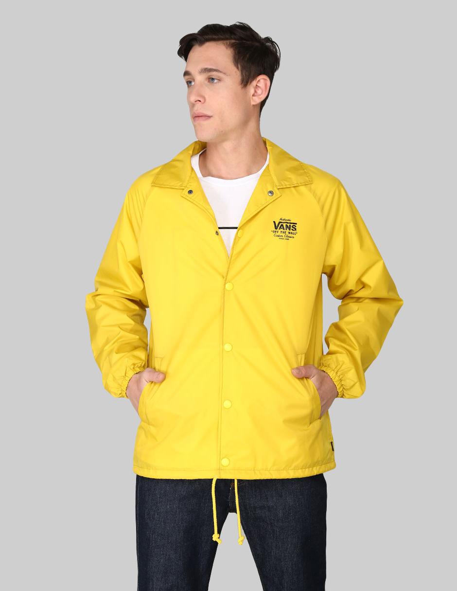 abrigos vans hombre amarillo