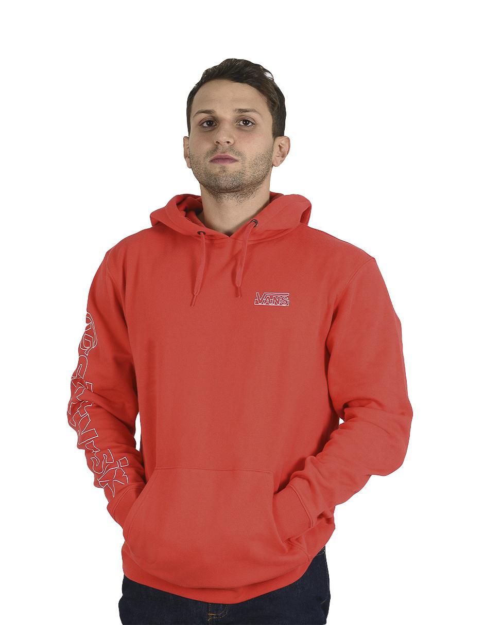 sudadera vans roja